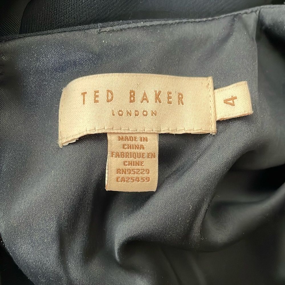 Ted Baker Aysa Romper Navy Black Size 4 - Picture 7 of 8